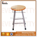Cheap Hot Sale Wooden Round Lab Stool Chair Of School Laboratory Stools